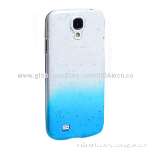Gradient Color Series Raindrops Effect Transparent PC Material for Samsung Galaxy S3/S4/S5